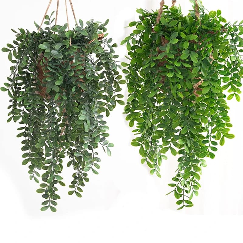 Artificial Ivy Plant Vine Plastic Leaf Wedding Wreath Festival Party Decora Home Garden DIY Room Wall Hanging Gift Outdoor Cheap