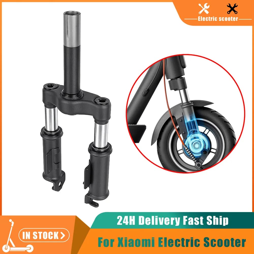 Electric Scooter Suspension Absorber Assembly Front Fork Shock for Xiaomi 5 / 5 Pro Kickscooter Aluminium Alloy Replacement Part