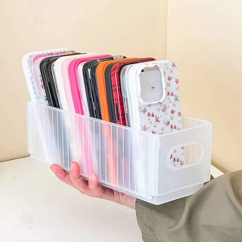 Custodie per cellulari organizer da tavolo e altre scatole organizer cosmetiche per dormitorio per studenti pieghevoli multifunzionali varie