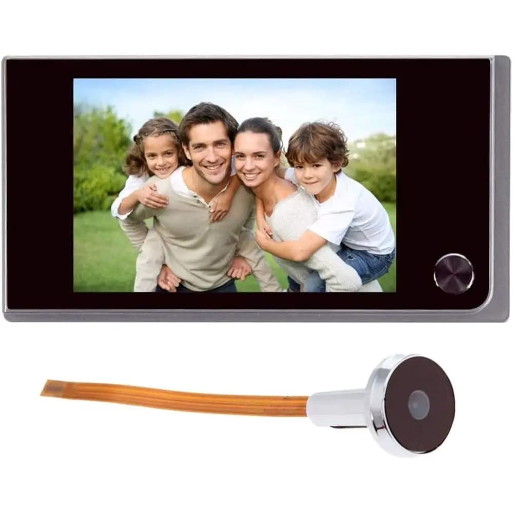 120 ° Spioncino Digitale Grandangolare con Telecamera a Colori IR, Alimentato da 4 Batterie AAA