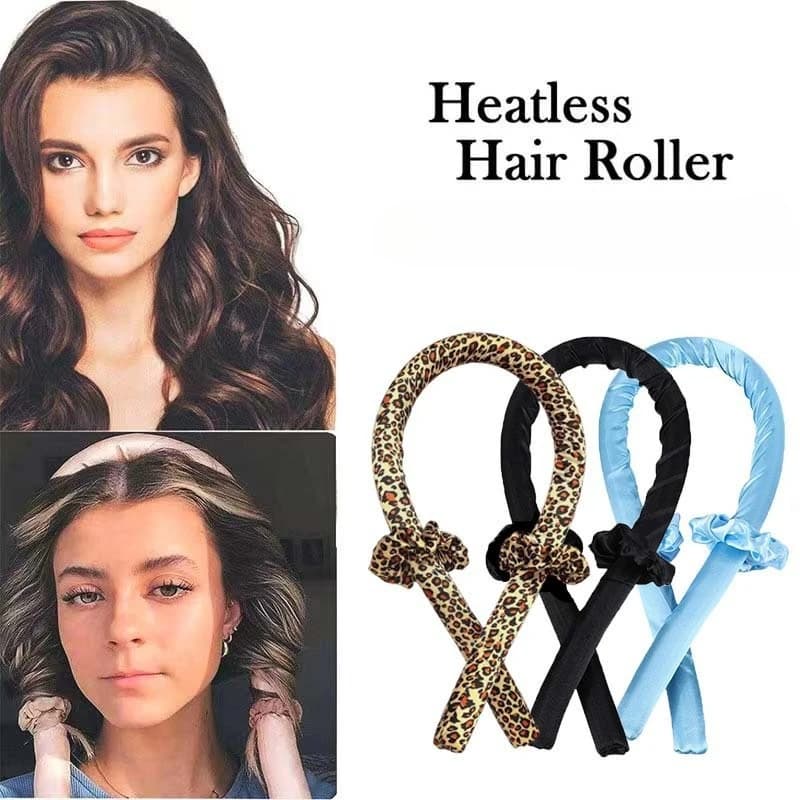 Iron lazy hair curler without heat, sponge for sleeping, foam stick, iron large wave hair curlers, simple and convenient hairdresser