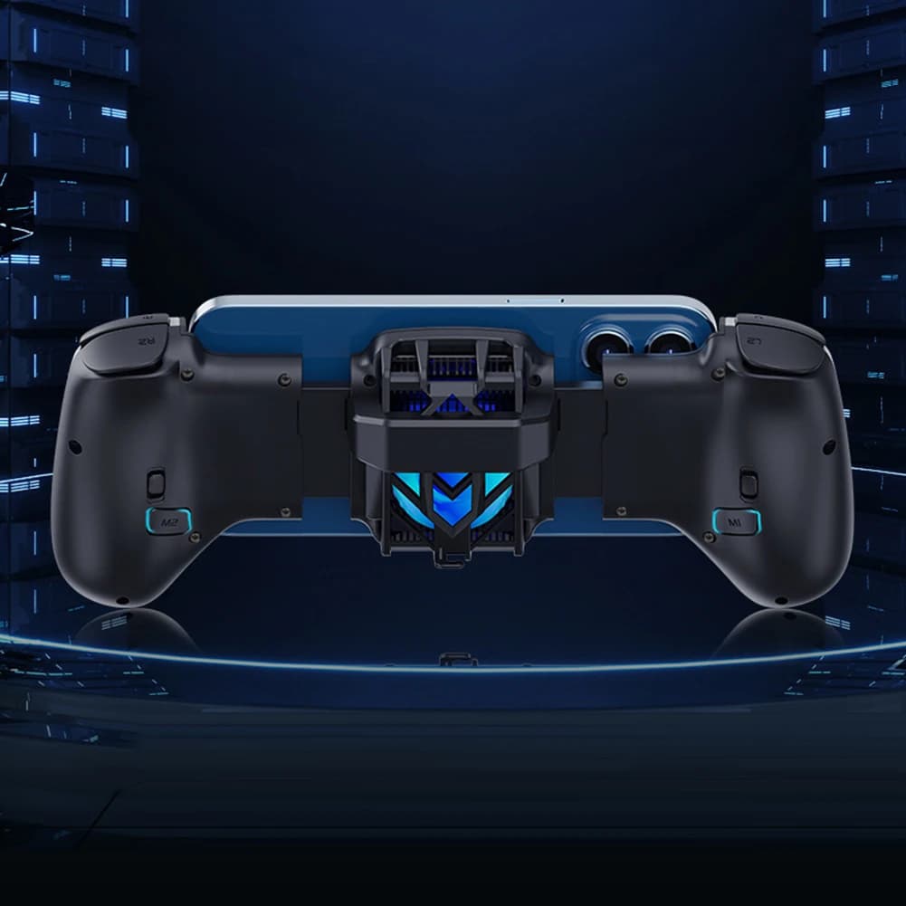Controller di Gioco Wireless 2 in 1 per Cellulare, Doppio Joystick con Raffreddamento, Gamepad per iPhone, Android, Switch e PC