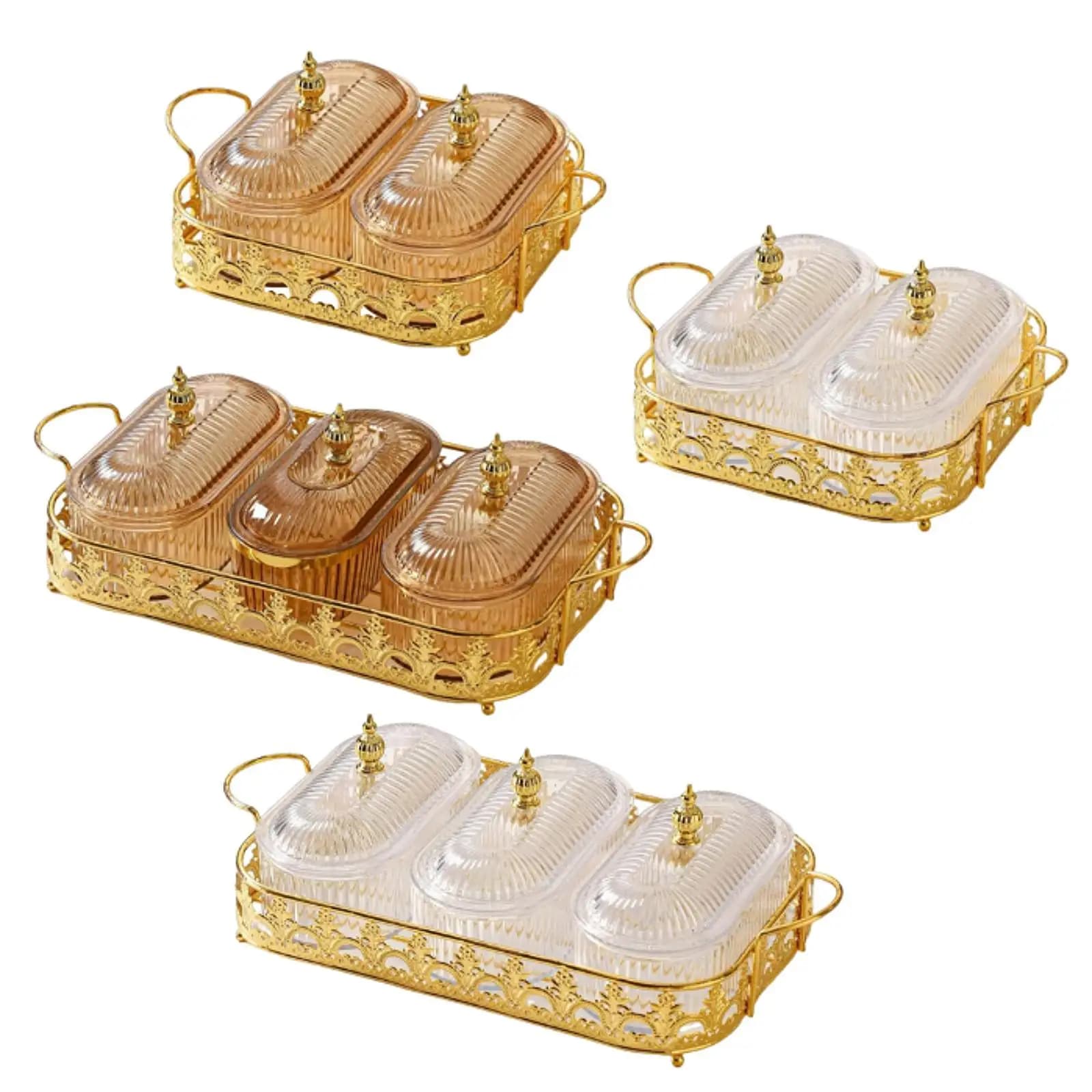 Vassoio per Frutta Secca, Porta Caramelle, Decorazione per Matrimoni in Stile Nordico, Piatti da Portata Divisi