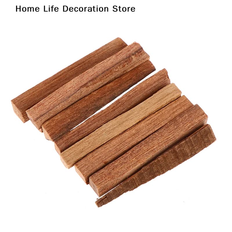【TG】50g/confezione 7CM Scaglie di Legno di Sandalo Aromatico, Bastoncini di Incenso di Sandalo, Resina Irregolare per Artigianato Fai-da-Te