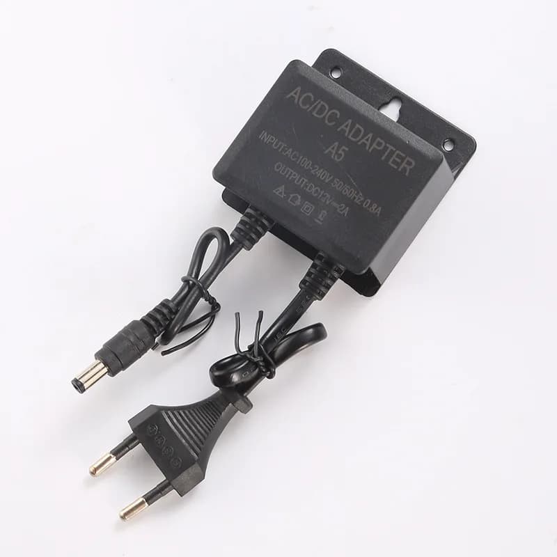 Alimentatore 3 pz AC DC 3.5*1.35 Adattatore Caricabatterie 5V 2A Spina EU US Impermeabile per Esterni per Telecamera Video CCTV