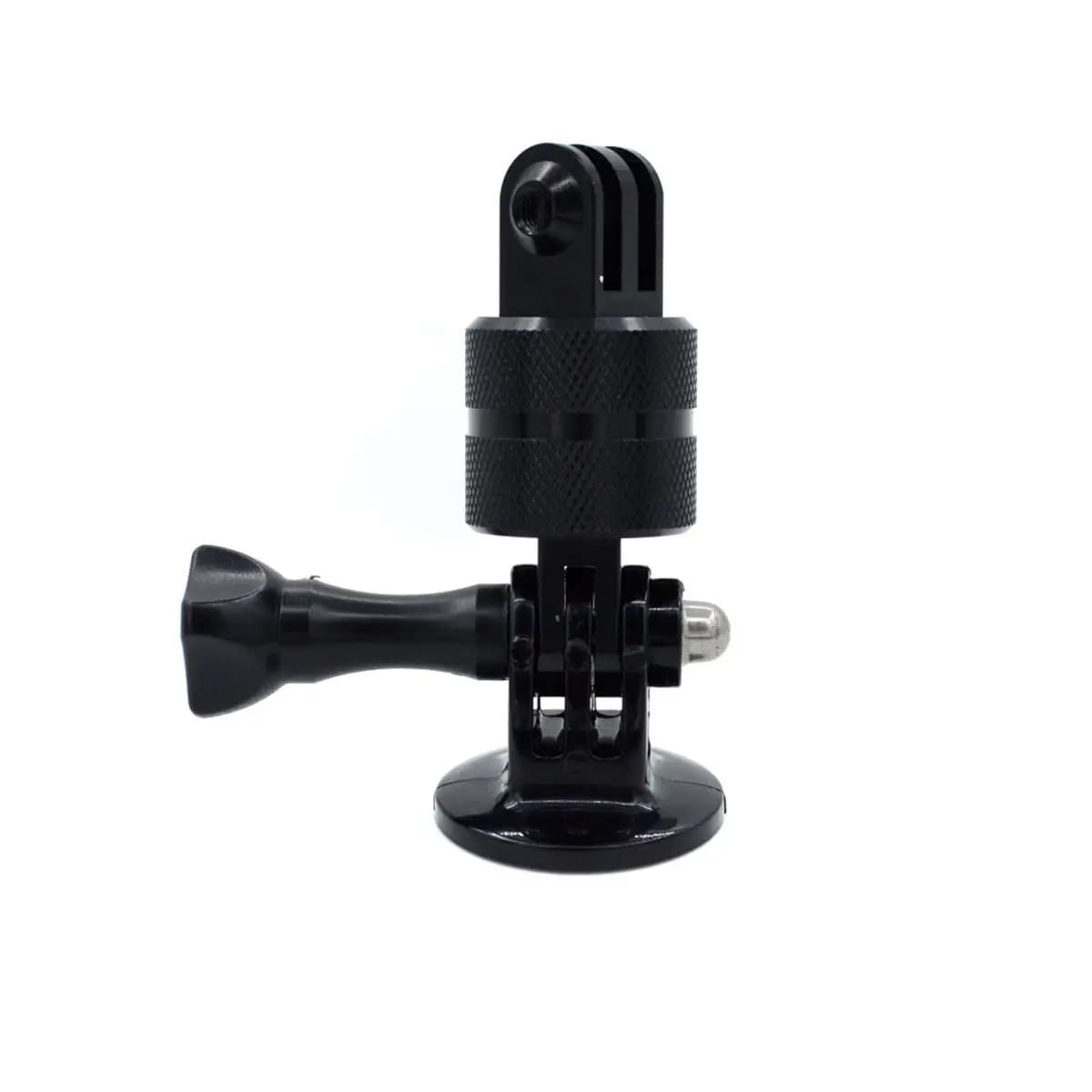 Magnetic support in Aluminium and ABS for Action Cam, 360 degree rotation, for Bikes, Motorcycles and Cars