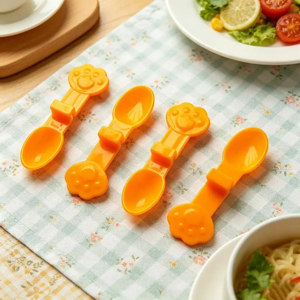 Stampo per formaggio per bambini, set di stampi per bastoncini di formaggio con manico a zampa, stampo in plastica per ghiaccioli, budini, snack fai da te, gelatine, yogurt