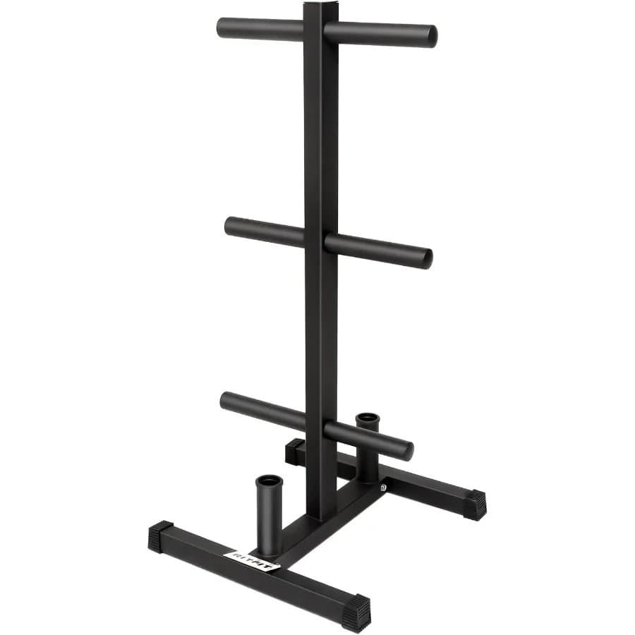 Portapiatti pesi verticale, portapiatti pesi con supporto per piastre pesi paraurti con bilanciere per piastre pesi da 2 pollici, portabar