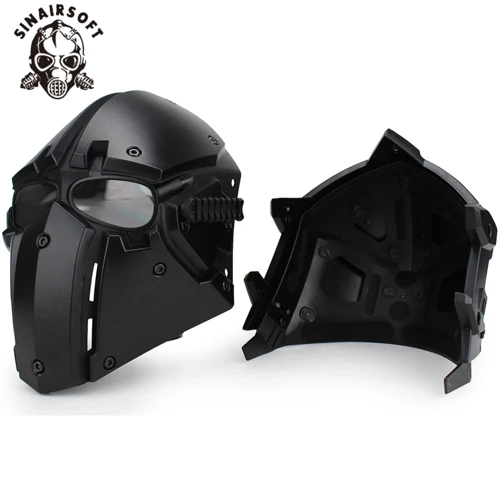 Set di caschi tattici veloci maschera equipaggiamento protettivo multifunzione regolabile per cosplay moto caccia CS sport all'aria aperta