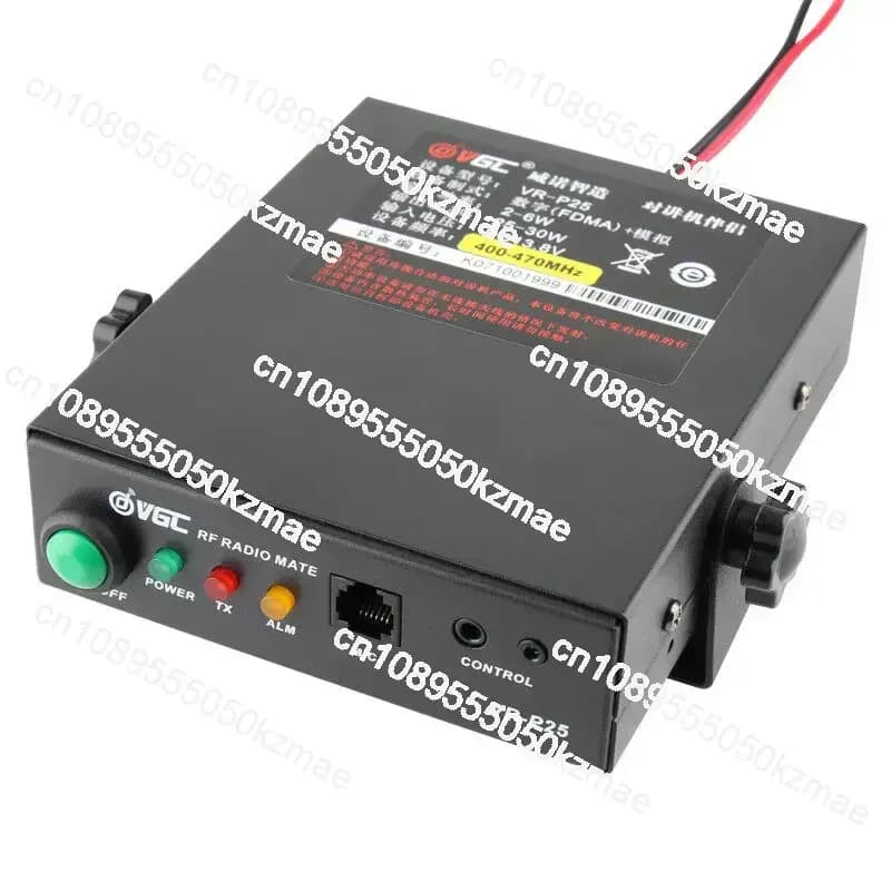 Amplificatore di potenza per walkie-talkie UHF/VHF VR-P25D | 25-30 W, supporto analogico/digitale (DMR/P25), adatto per BaoFeng UV-5R/UV-82 TYT MD-UV380