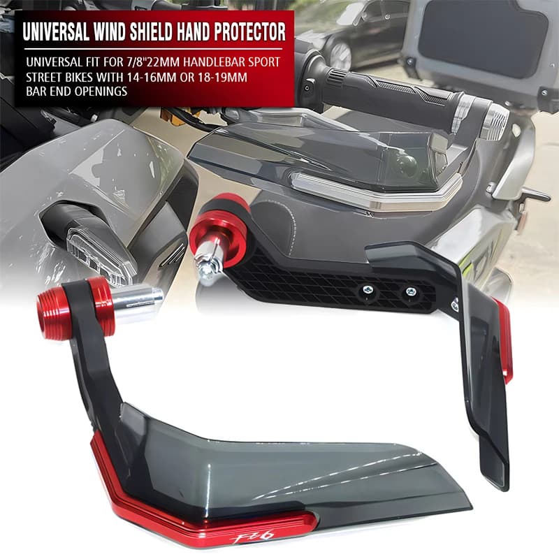 Misura Per Yamaha FZ6 FAZER FZ6 R 2004-2024 Moto Paramani Scudo Protezione Della Mano Protezione Parabrezza Accessori