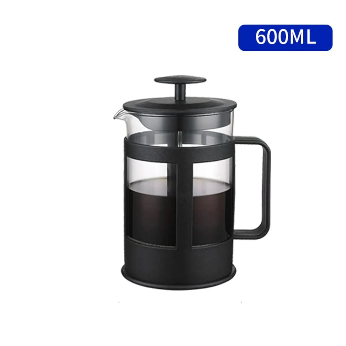 Bollitore per la preparazione della caffettiera francese addensata in vetro borosilicato antiruggine
