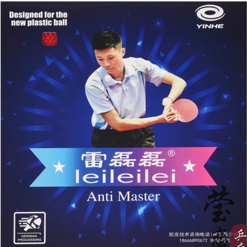 YINHE Anit Master Shelei Ping Pong Long Brufoli BOX Without Sponge Anti Master Ping Pong Rubber Roller Polisher
