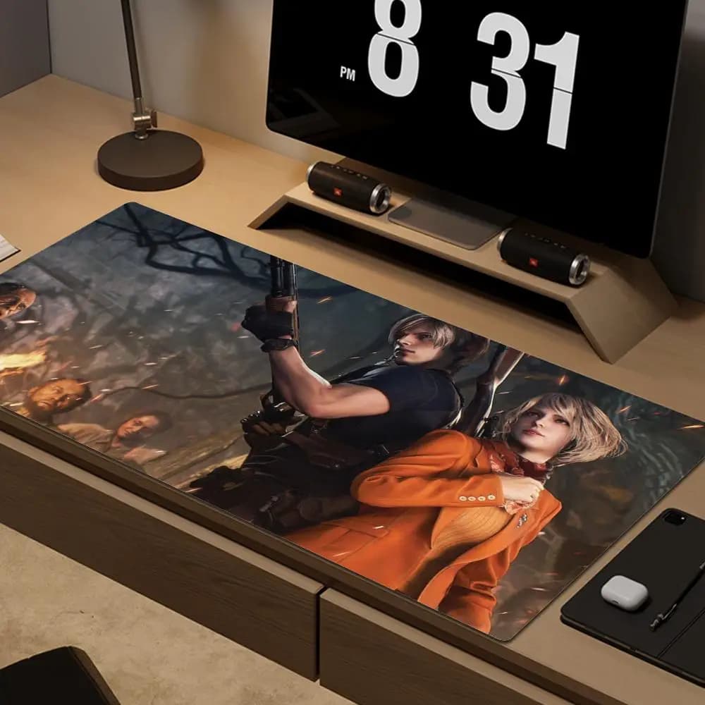 Popolare terza persona horror shooter Resident game Evil series Mouse Pad antiscivolo bordo in gomma blocco mousepads gioco tappetini da gioco fo
