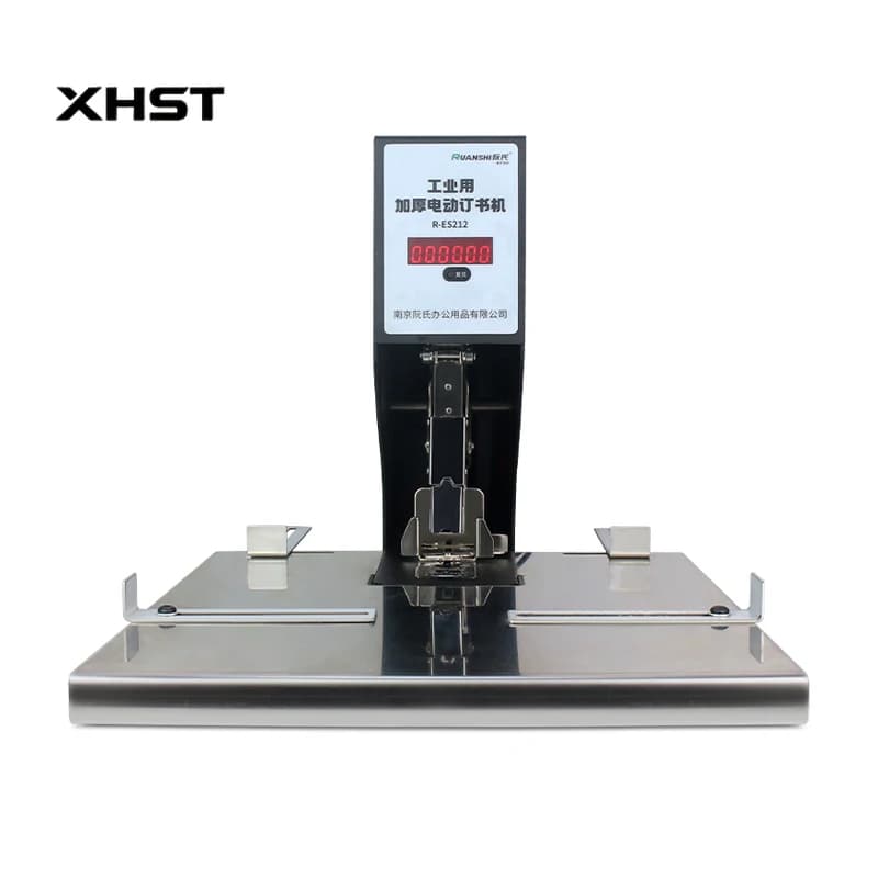 Cucitrice Elettrica Industriale Multifunzione per Uso Intensivo, Rilegatura Fino a 210 Fogli, Modello R-ES212, Logo Personalizzabile