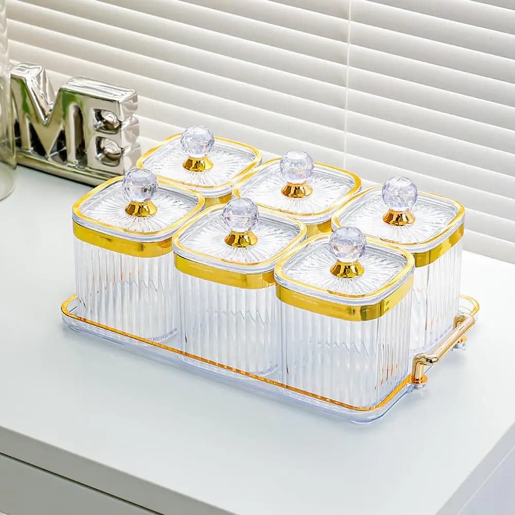 Food Storage Containers Set Office Food Storage Containers Airtight Storage Jars with Bpa Free Lids Food Grade for Spices