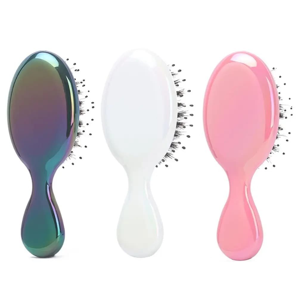 Spazzola per Paddle con setole di maiale portatile Lightwear Mini spazzola bagnata pettine per massaggio tascabile lucido vocazione natalizia