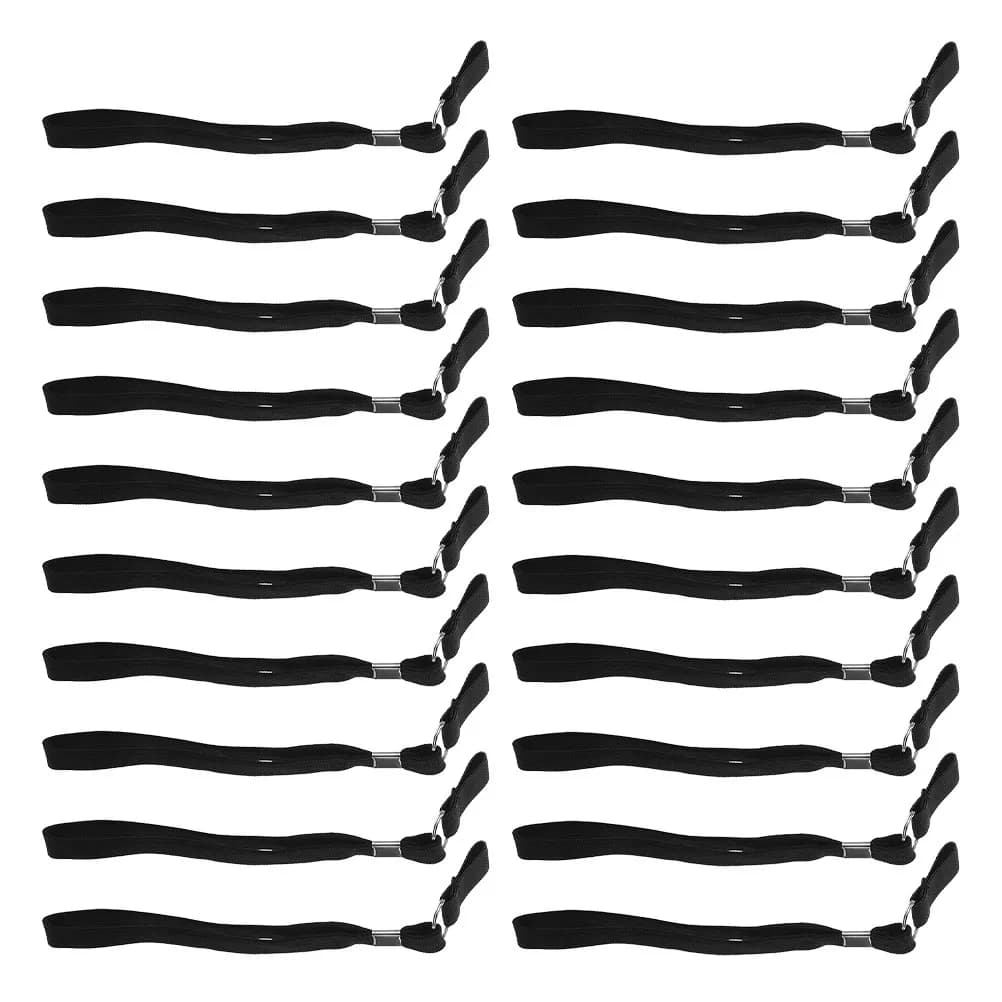 20 Pieces Adjustable Strap for Stroller Stick, Black Cordino Anti-Smarriage For Trekking Sticks, Hiking Accessories