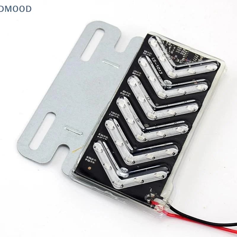 【CR】Ultra Bright LED Arrow Strobe Light Waterproof 12V 24V Fit Truck Trailer Lorry Turn Signal Warning Indicator