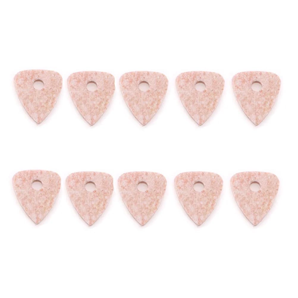 Set di 10 plettri per chitarra in feltro di lana da 4 mm, leggeri, con impugnatura comoda, facili da usare sulle corde, ideali per chitarra classica, ukulele, basso.