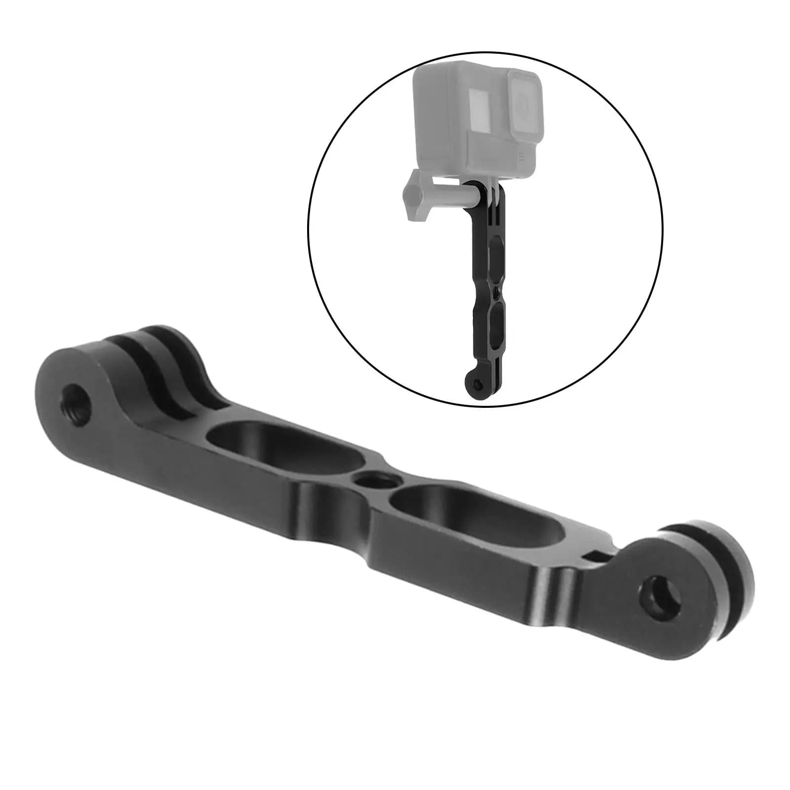 Asta di Prolunga per Selfie Stick da Casco, Braccio Regolabile Pieghevole per Max 9/8/7
