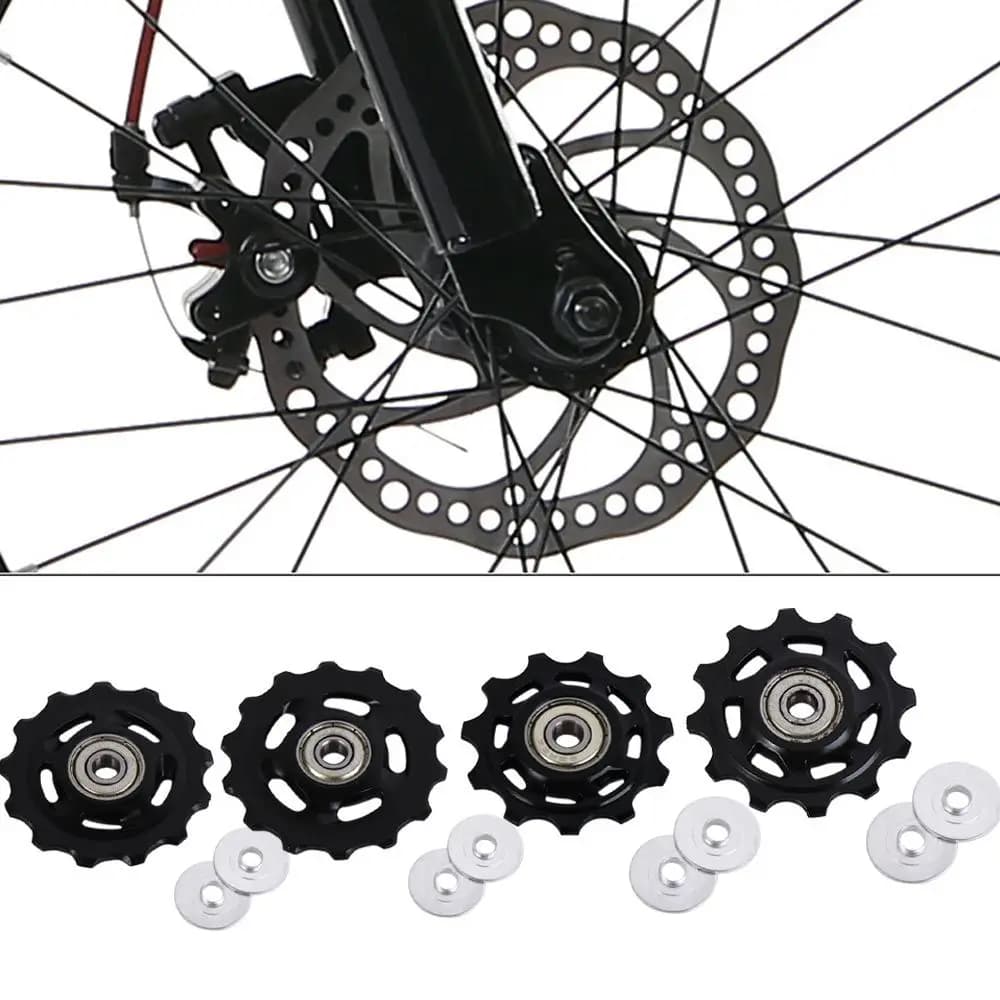 Kit di Riparazione Deragliatore Posteriore, Ruota Guida per Deragliatore, Rullo Puleggia Deragliatore, Ruota Puleggia per Bicicletta