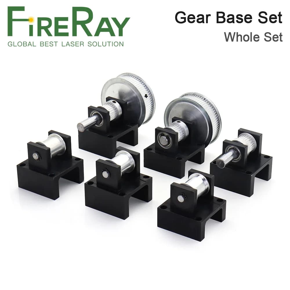 Set base ingranaggi FireRay Parti meccaniche Scatola di riduzione 3M Puleggia tenditrice tenditore Puleggia dentata per macchina da taglio per incisione laser