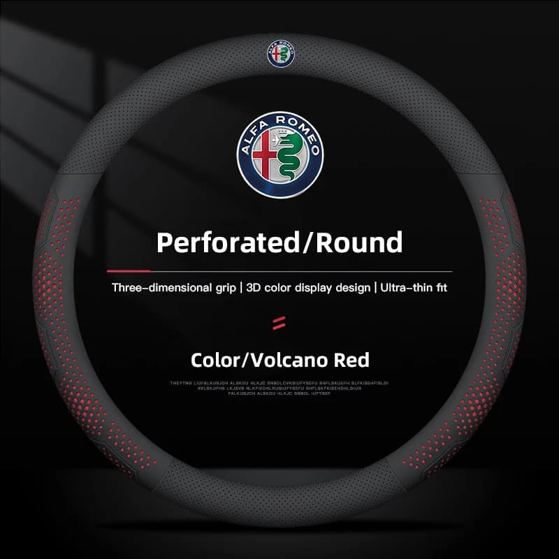 Car Styling Leather cover Car accessories for Alfa Romeo 4C 159 166 Spider Giulia Giulietta 156 Mito 147 8C GT
