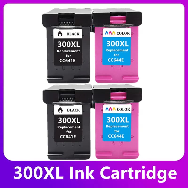 Cartucce d'inchiostro di ricambio 300XL per HP 300 per HP300 XL Deskjet F4280 F4580 D2560 D2660 D5560 Envy 100 110 120 Photosmart C4680