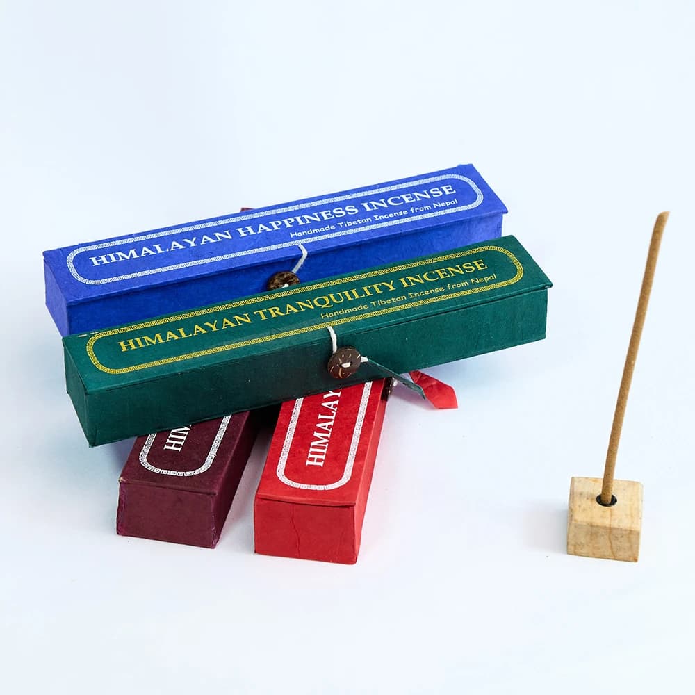 Incenso in stick Nepal Himalaya, Aromaterapia a base di erbe vegetali naturali, Incenso per la purificazione della meditazione interna, Bastone di incenso fatto a mano