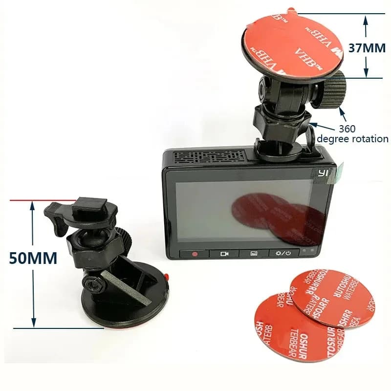 For xiaomi Yi Dash Cam Assembly Mirror Sticeker for Yi Dash Cam Mount For Xiaomi YI DVR Support mini bracket for auto dvr mount cup