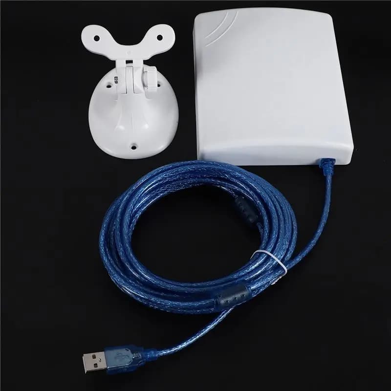 Adattatore USB Wireless Stabile 3X 150Mbps con Antenna ad Alto Guadagno 14dBi, Cavo da 5M, Alta Potenza, Impermeabile per Esterni, Ricevitore Wi-Fi a Lungo Raggio