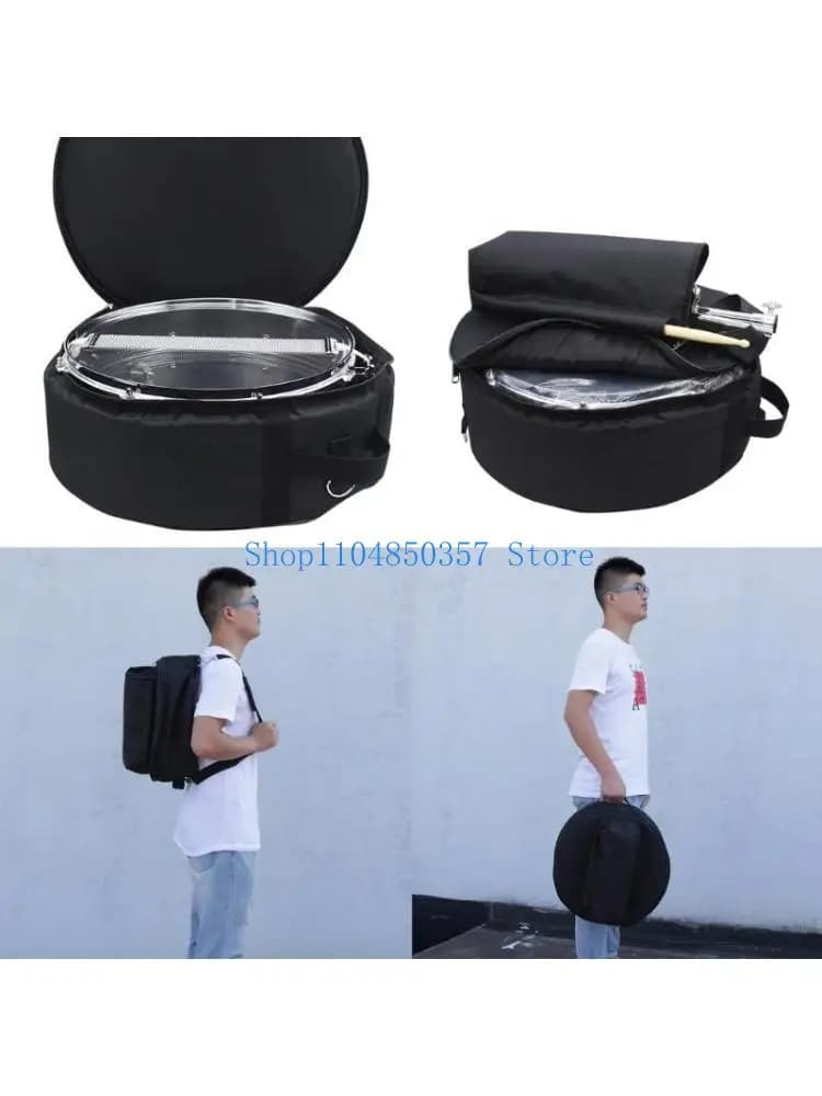 652F Padded Drum Case Waterproof Drum Bag Drum Carrying Backpack with Shoulder Strap and Carry Handle, Dustproof Drum Bags