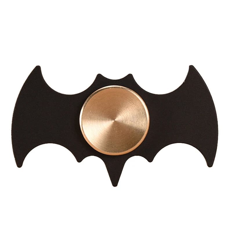 NEW Bat Shaped Fidget Spinner Metal High Quality Relieve Stress ADHD Anxiety Calming Cool Gadgets for Kids & Adults Office Fun