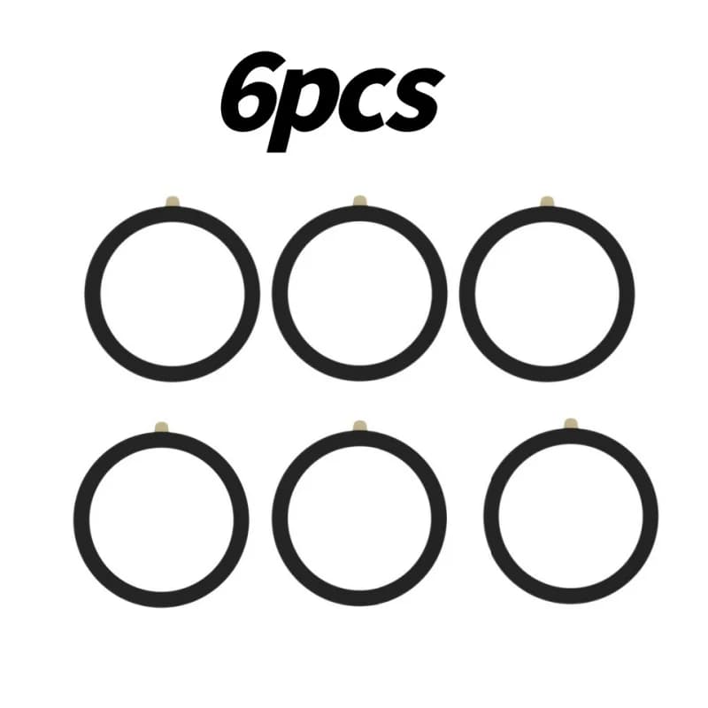 6 pcs mobile phone ring for wireless charging accessories Support for smartphones Metal wall decal Wireless charger Iron plate sheet