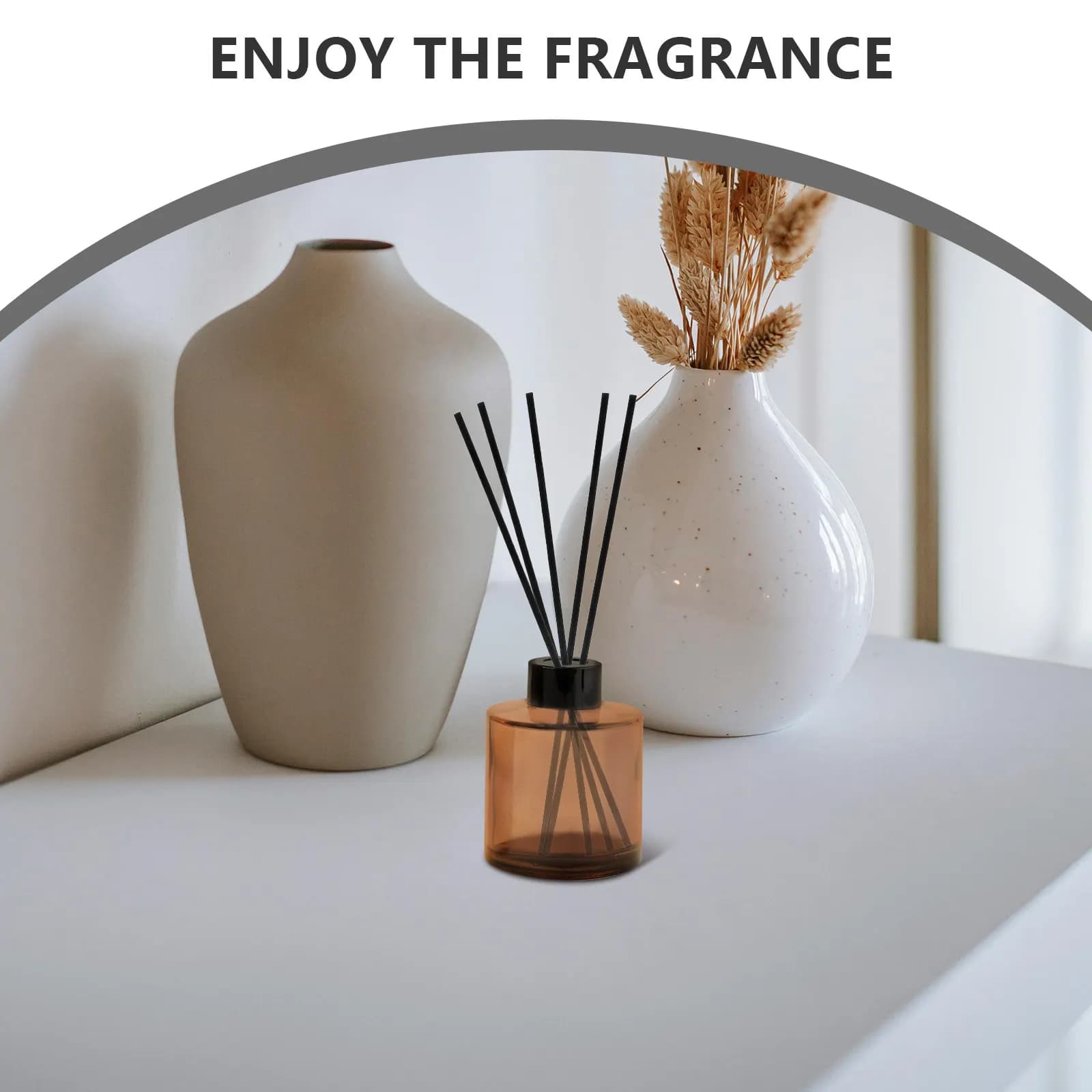 100 Pezzi Bastoncini Diffusori in Fibra Bianca, Ricambio per Diffusori di Oli Essenziali, Potenziatore di Aroma per Casa