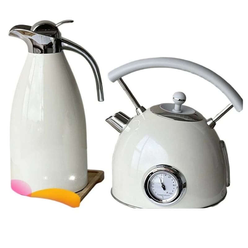 Electric kettle retro boiling water spherical pot