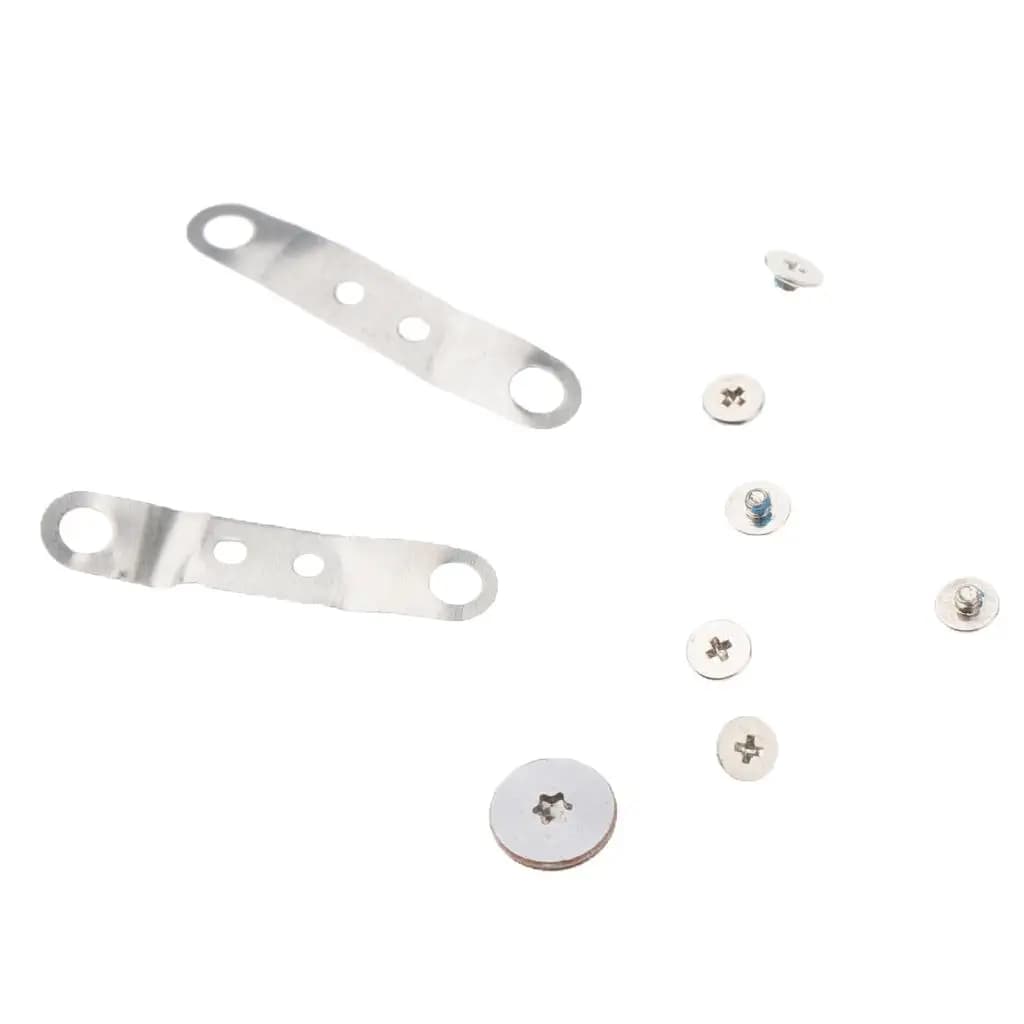 1 set di kit di montaggio per viti per trackpad con viti in 6 parti, 2 parti