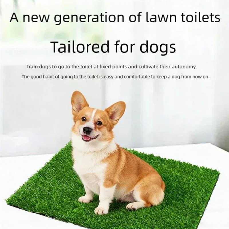 Tappetino per Cani in Erba Sintetica per Interni/Esterni - Soluzione per l'Addestramento di Cani Facile da Pulire e Resistente agli Odori