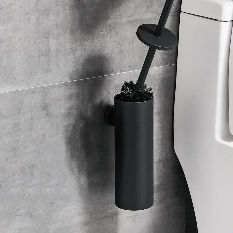 Scopino per WC in acciaio inossidabile 304 Scopino per WC con deodorante per appendere alla parete del bagno, scopino per WC con supporto verticale