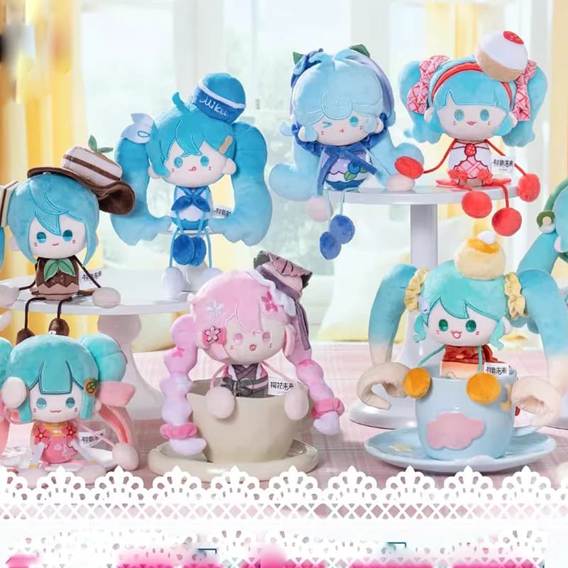 New Cute Miku Dessert Series Blind Box Toys Mystery Box - Cute Anime Figure Cute Doll Portachiavi Periferico Regalo perfetto per le ragazze