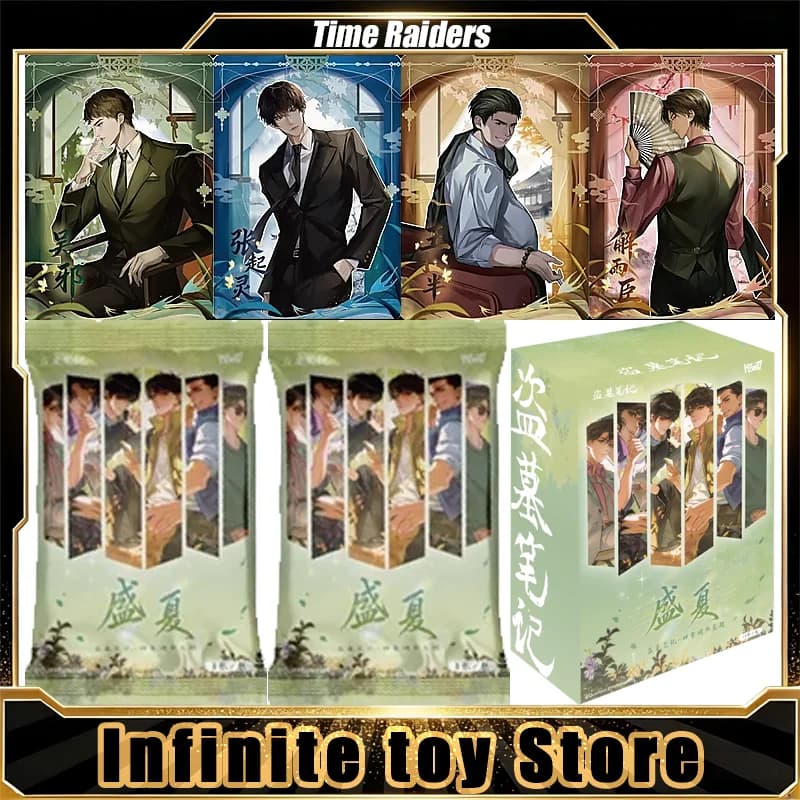 Time Raiders Card Daomu Biji DMBJ Midsummer Themed Anime Trading Cards Sealed Set Board Game Birthday Gift Holiday Toy for Adult