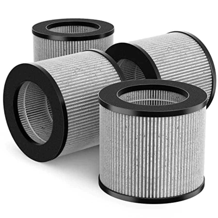 Pacchetto di ricambio per filtro dell'aria 2801 compatibile con i modelli di purificatore personale Bissell MyAir # 2780A, 2780P, 2780B, 27809, 339 di
