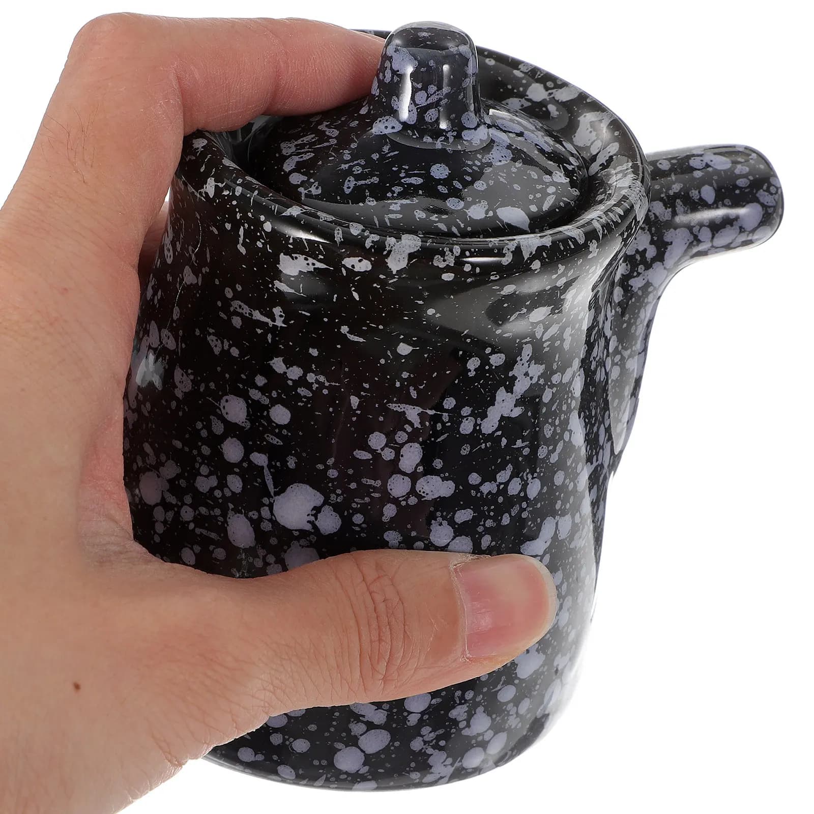 Set di Barattoli in Ceramica per Salsa di Soia, Aceto, Olio e Spezie per Uso Domestico e Cucina