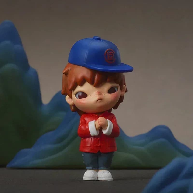 POP MART Hirono X CLOT Kawaii Anime Action Figure Blind Box - Surprise Mystery Doll for Girls - Unique Gift Idea