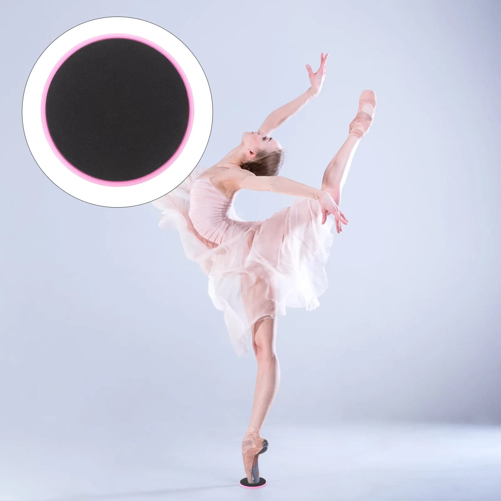 Turn Board for Dancers Professional Ballet Turning Disc Portable Lightweight Design Friction Reduction Balance Posture Training