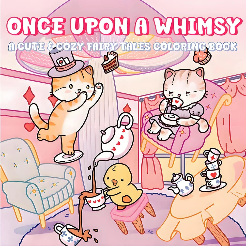COZY AUTUMN Coloring Book for Adults Featuring 24Page Cute Cozy Daily Activities for Relaxation DIY Painting Drawing Books Gift