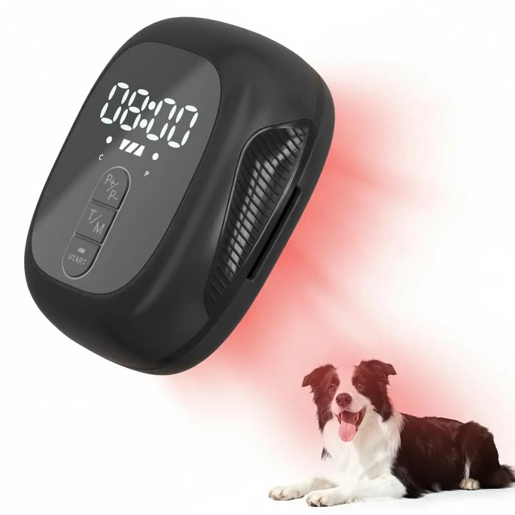 Spazzola per Terapia a Luce Rossa per Cavalli 8×650nm Stile Laser con Denti a Pettine, Strumento per Toelettatura e Benessere, per il Comfort della Pelle e la Cura degli Animali Domestici