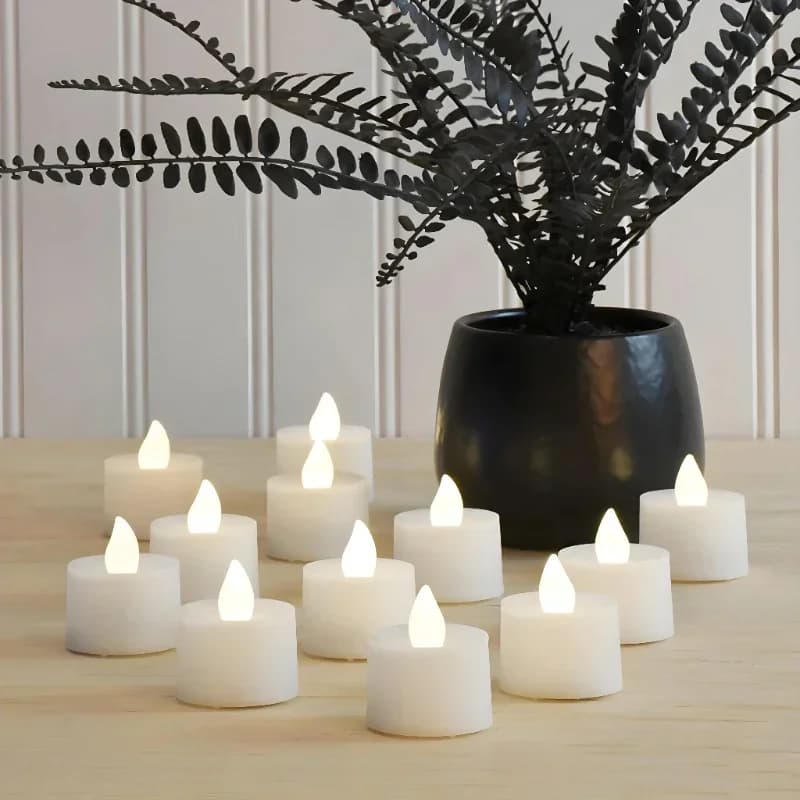 Nuovo modello 2026: Set da 12/20/30 Candele LED Senza Fiamma Realistiche con Effetto Sfarfallio, Luci Calde per Matrimoni, Feste e Decorazioni Domestiche