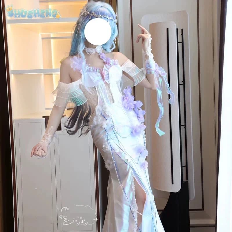 Game Path to Nowhere Hamel BR-001 Costume Cosplay Halloween dress sexy skirt long wig scene objects accessories uniform set for women